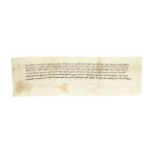 Charter of Johannes Hanyghest and his wife Alice for Johannes Gyldeford of ‘Eghethorn’,