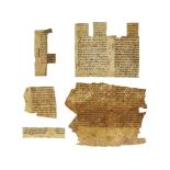 Collection of small cuttings from Biblical and liturgical manuscripts, in Latin, on parchment