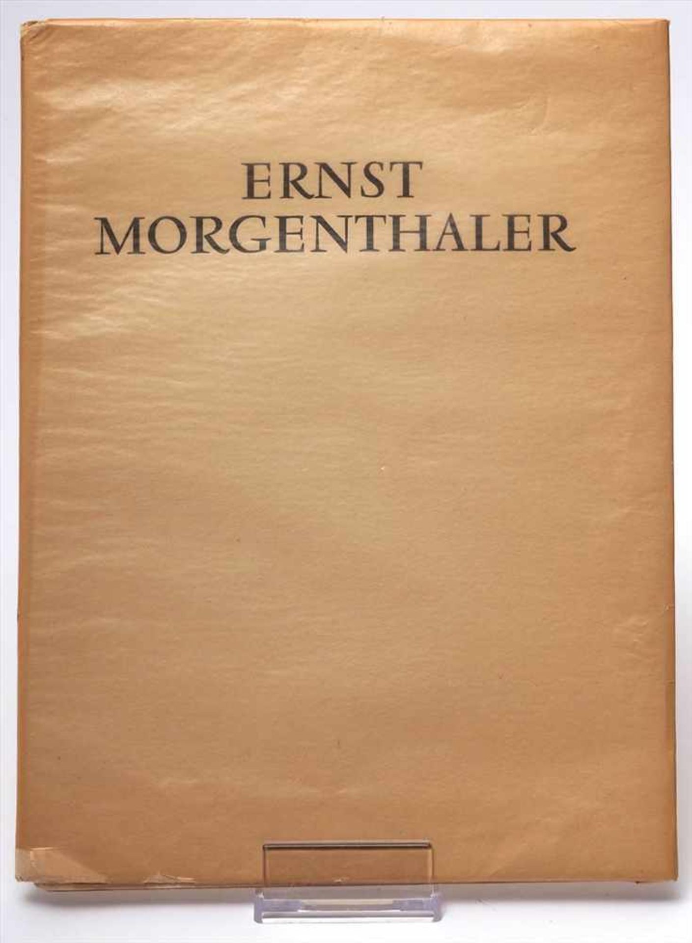 Morgenthaler, Ernst, 1887 - 1962Mappe mit Farbreroduktionen von Ölgemälden, Neuchâtel 1953.