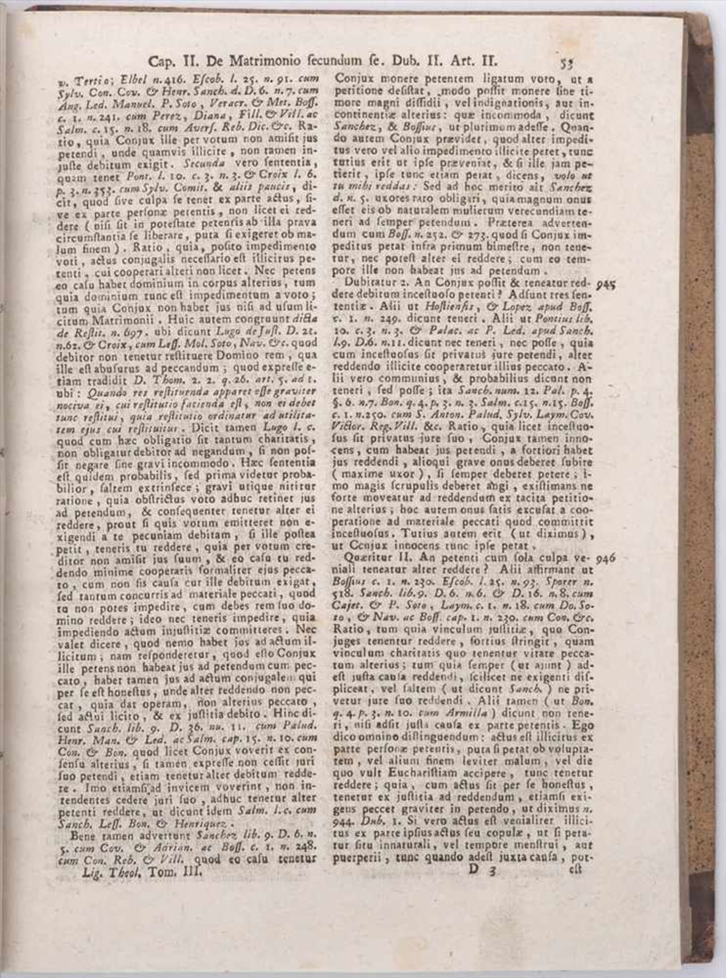 Antoine, Gabriele: Theologia moralis universaVenedig, 1772, drei Teile in einem Band. Ledereinband - Bild 6 aus 6