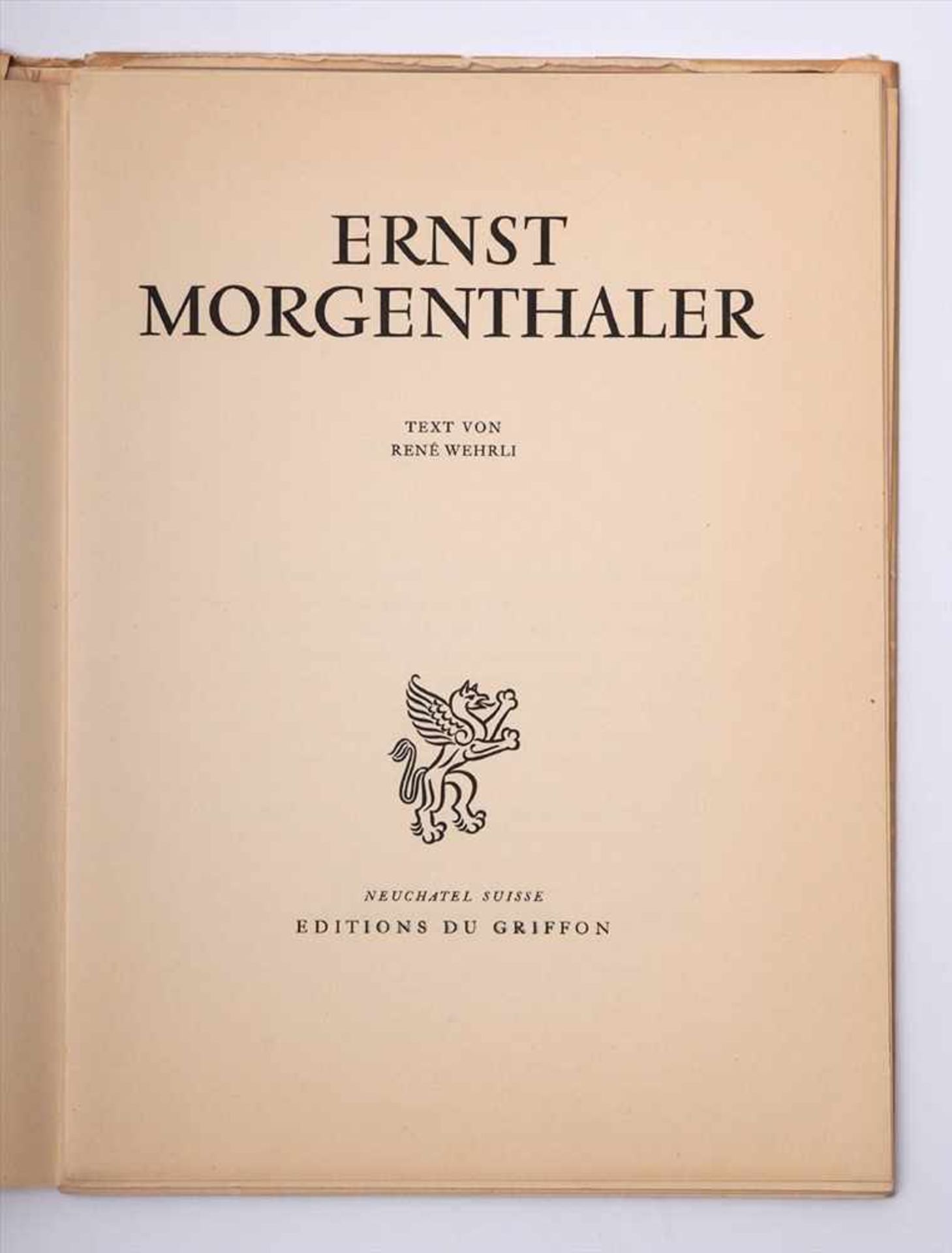 Morgenthaler, Ernst, 1887 - 1962Mappe mit Farbreroduktionen von Ölgemälden, Neuchâtel 1953. - Image 3 of 6