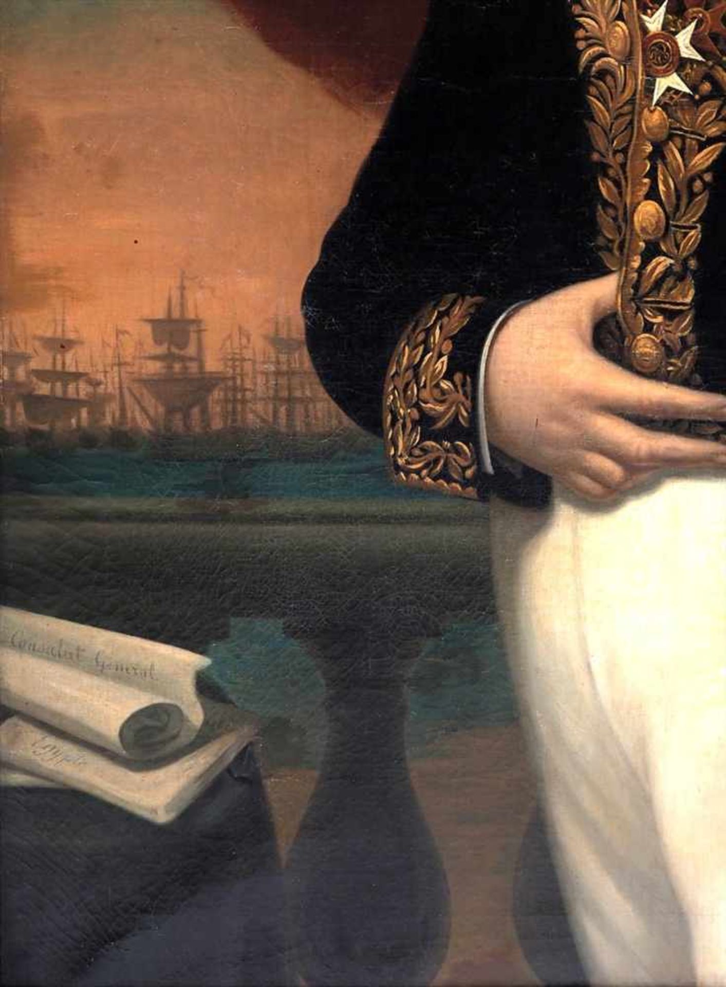 Portraitist, Frankreich, 19.Jhdt.Dreiviertelsportrait von Adrien-Louis Cochelet, französischer - Bild 4 aus 17