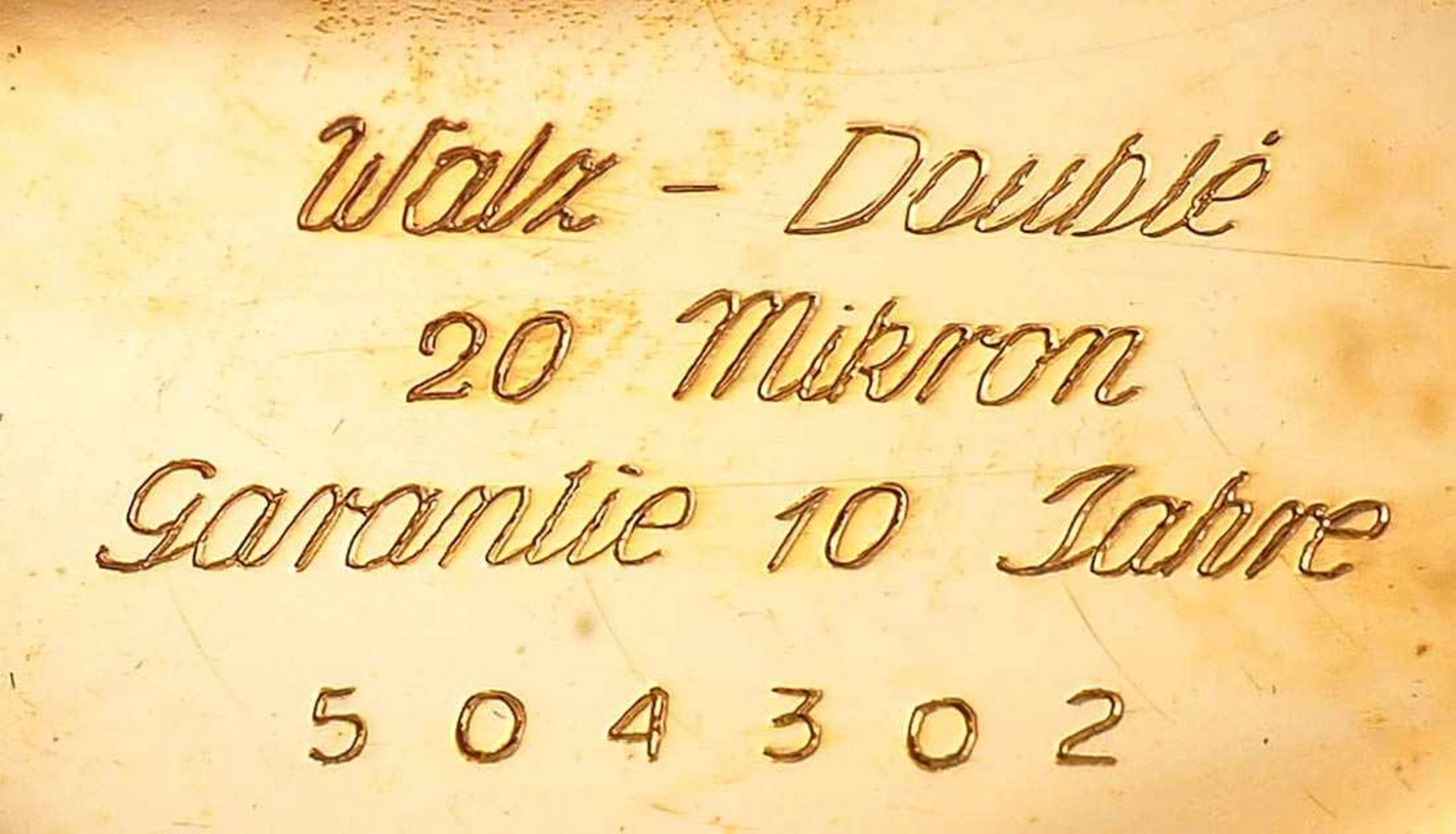 Savonette, 20er/30er JahreGeometrisch graviertes Gehäuse aus vergoldetem Metall. Goldfarbenes - Bild 4 aus 8