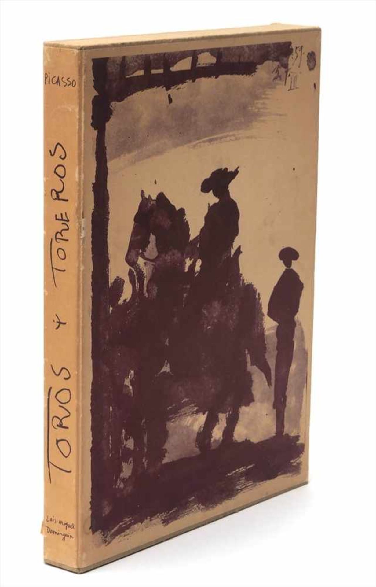 Picasso, Pablo, 1881 - 1973"Toros y toreros", Verlag Editions cercle d'art, Paris 1961. Im