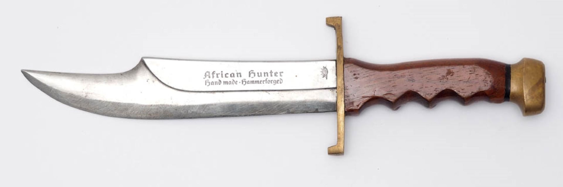 Jagdmesser, SolingenHolzgriff. Auf der Klinge bez. "African Hunter, Karl Schlieper, Solingen". - Bild 3 aus 5