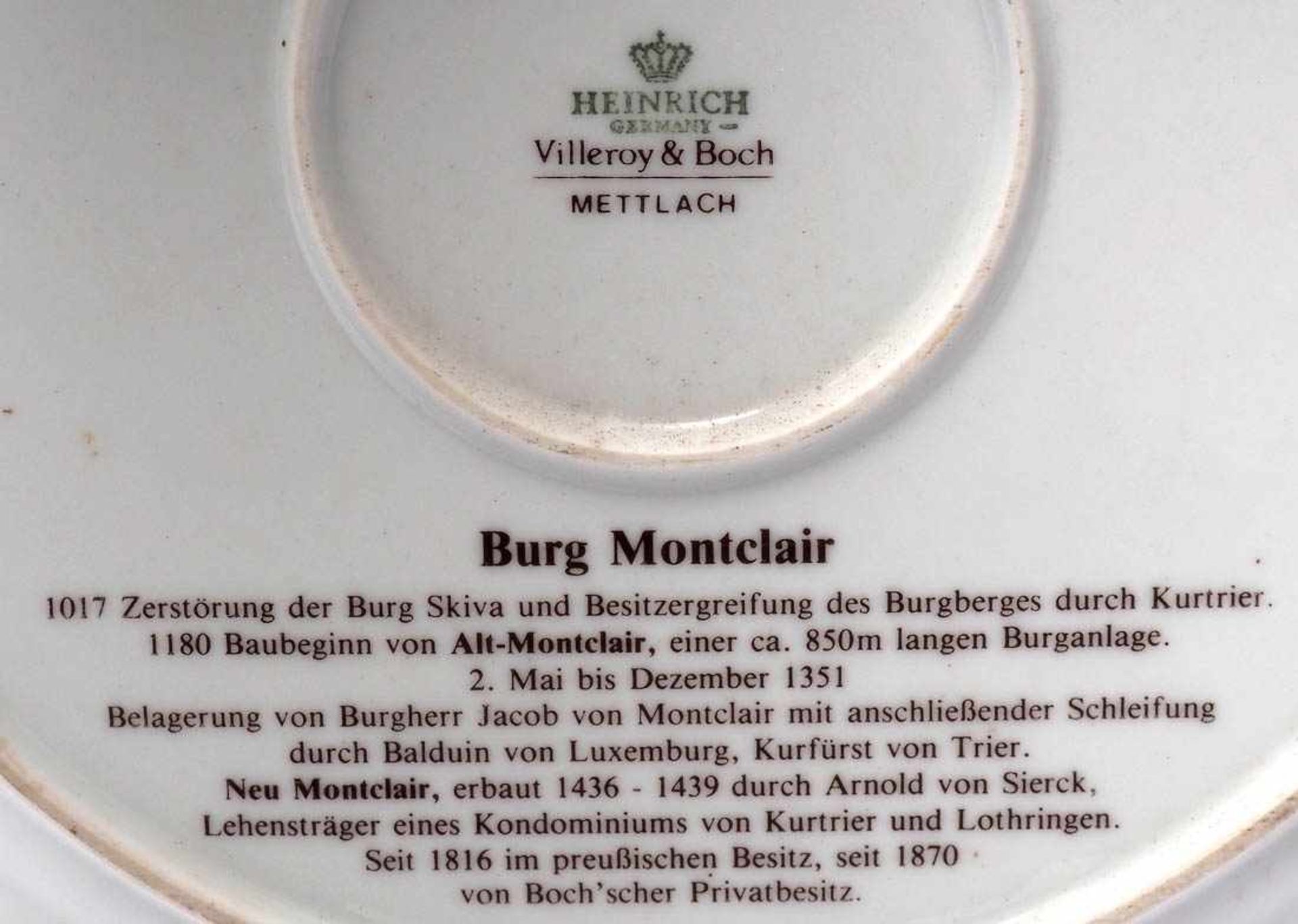 Konvolut Wandteller, Villeroy & BochUnterschiedliche Motive und Größen. - Bild 4 aus 4