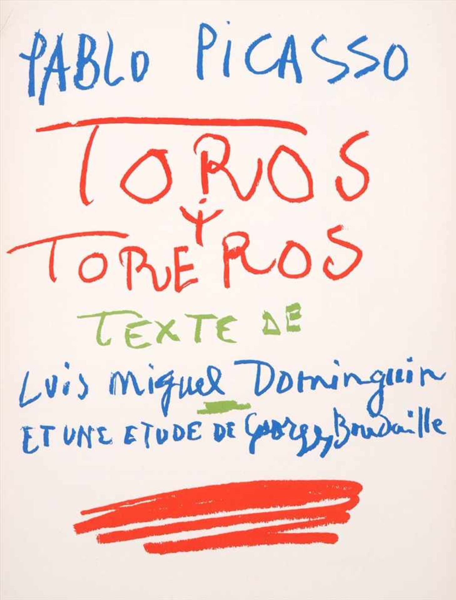 Picasso, Pablo, 1881 - 1973"Toros y toreros", Verlag Editions cercle d'art, Paris 1961. Im - Image 3 of 8