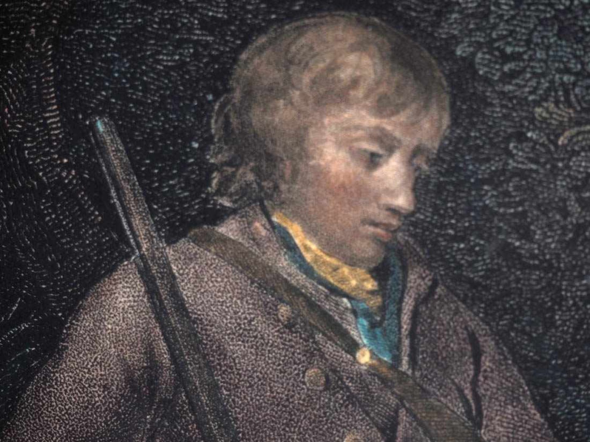 Bond, William, 1766 - 1839Kupferstich, bet. "The weary Sportsman" nach einem Gemälde von G. Morland. - Bild 3 aus 5