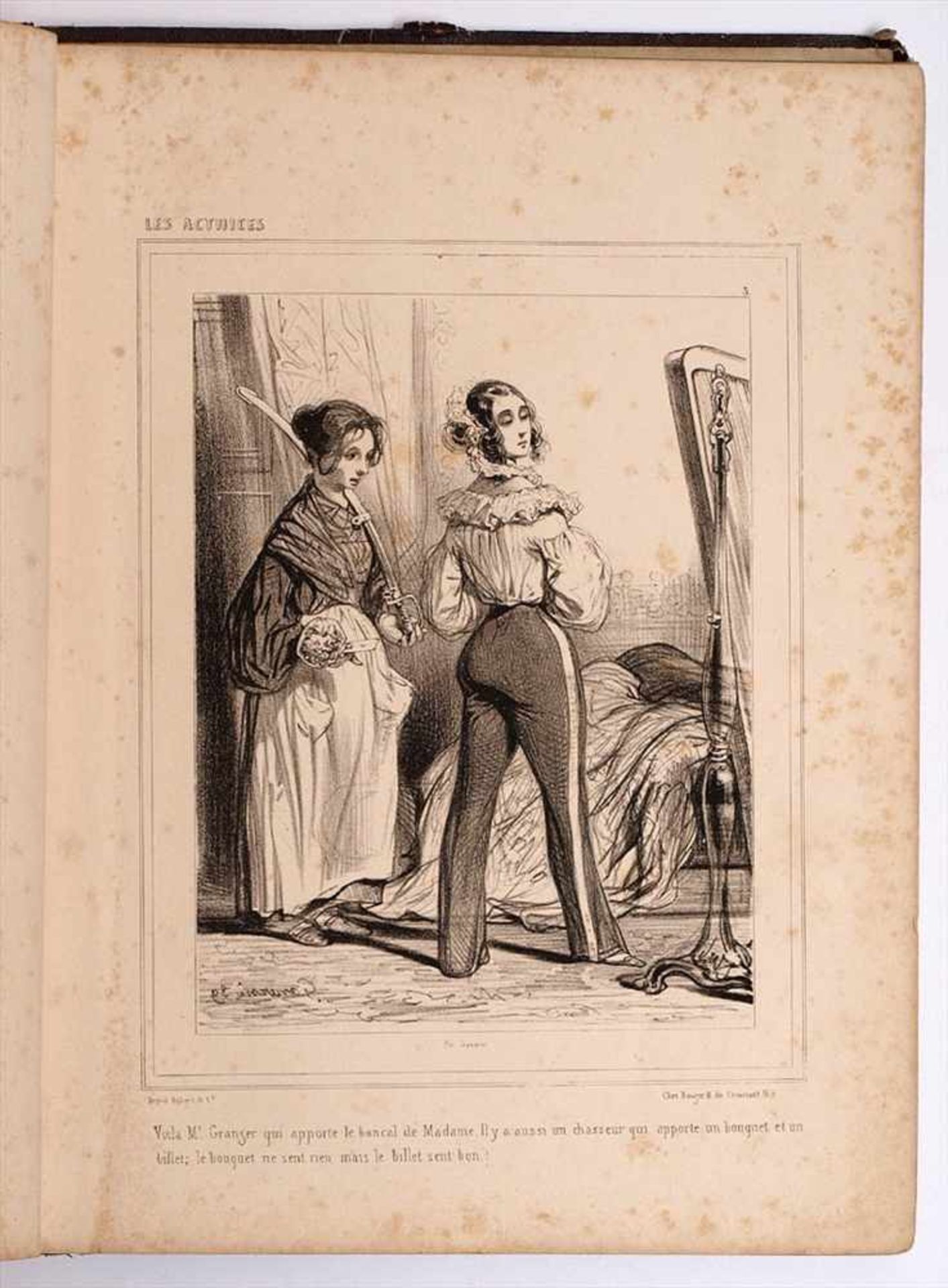 Gavarni, Paul, 1804 - 186641 Lithographien (aus sechs unterschiedlichen Serien) für "Charivari". - Image 2 of 3
