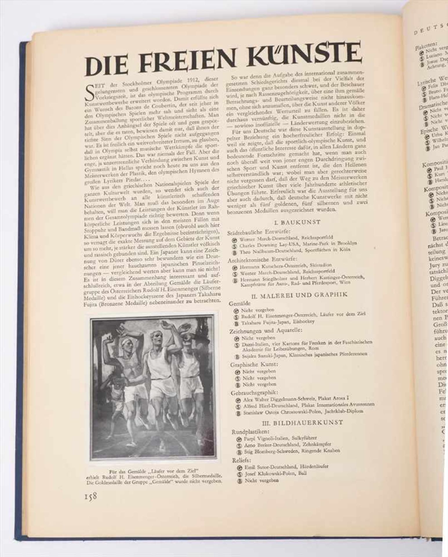 Zigarettenbilderalbum, Altona-BahrenfeldDie olympischen Spiele 1936, Band 1 und 2. Vollständig. - Image 3 of 3
