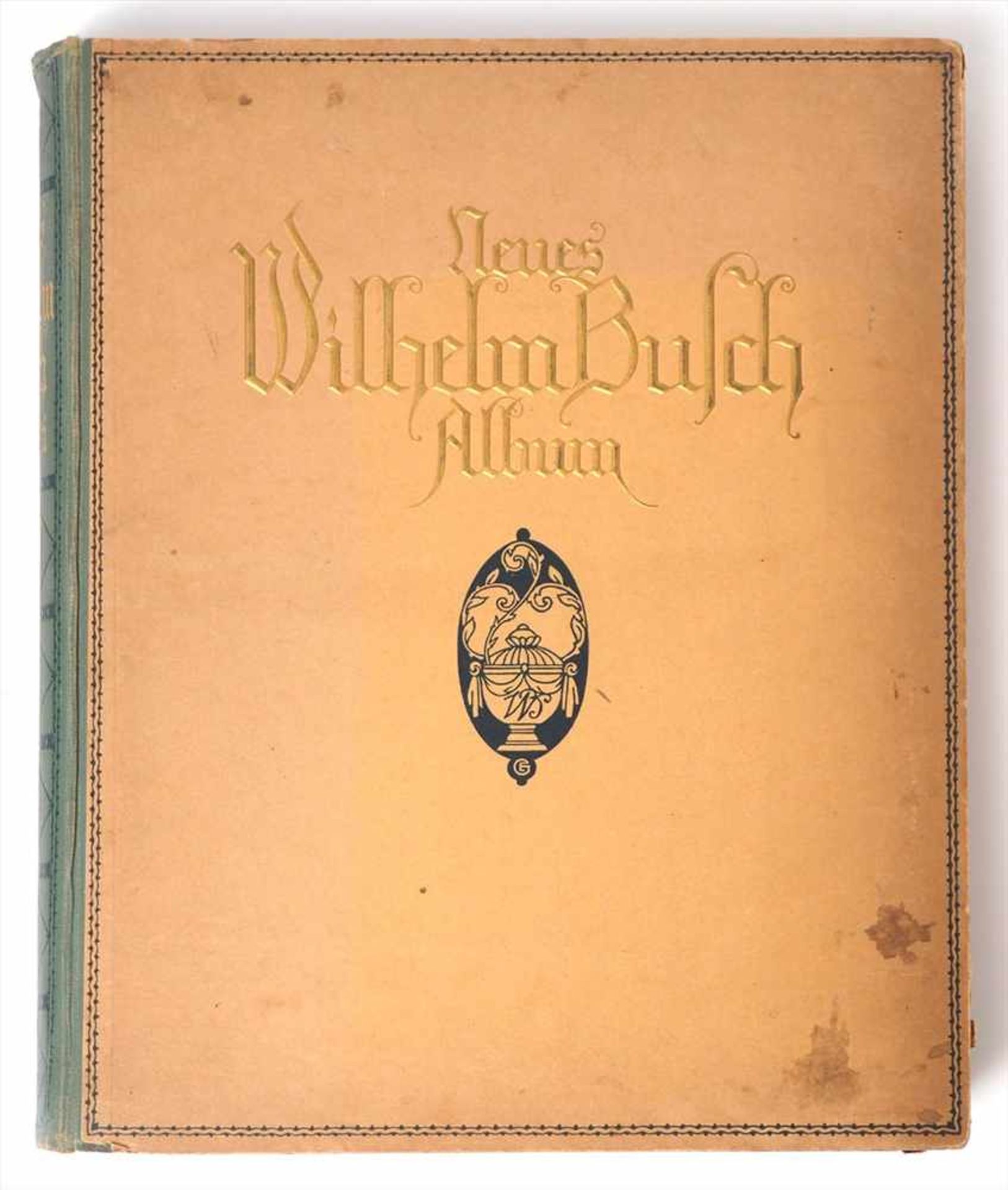 Wilhelm-Busch-AlbumUm 1900. Hermann Klemm, Berlin. Reich bebildert. Pappeinband mit Leinenrücken.