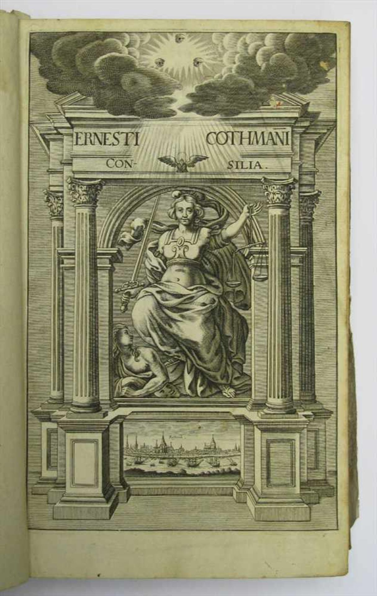 Cothmann, ErnstRespunsorum juris, seu consiliorum ac consultationum Ernesti Cothmanni - Bild 2 aus 3