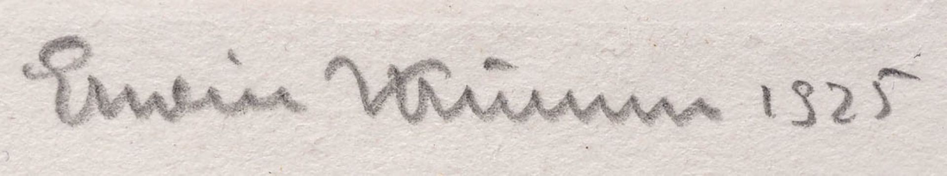 Krumm, Erwin, 1898 - 1980Bauernpaar, Holzschnitt, handsign.; Amor unter Bäumen, Holzschnitt; - Bild 5 aus 5