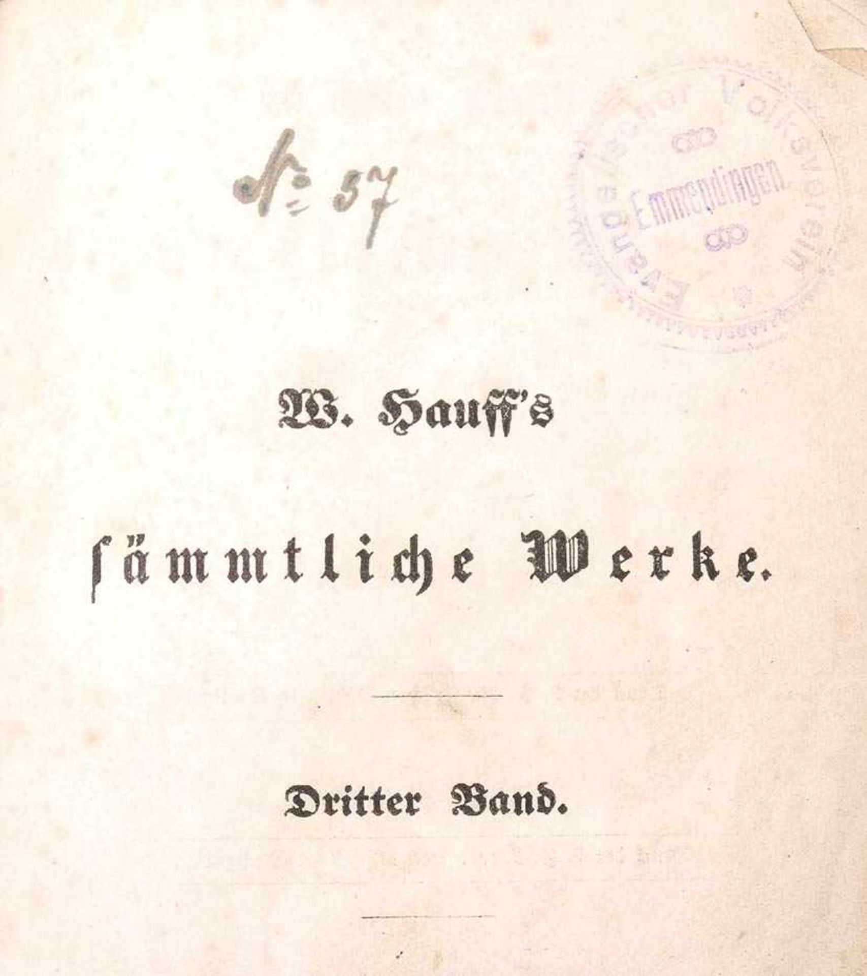KonvolutMeyers Volksbibliothek, Hildburghausen, 19.Jhdt. Mit ornithologischer Tafel (Stahlstich). - Image 2 of 3