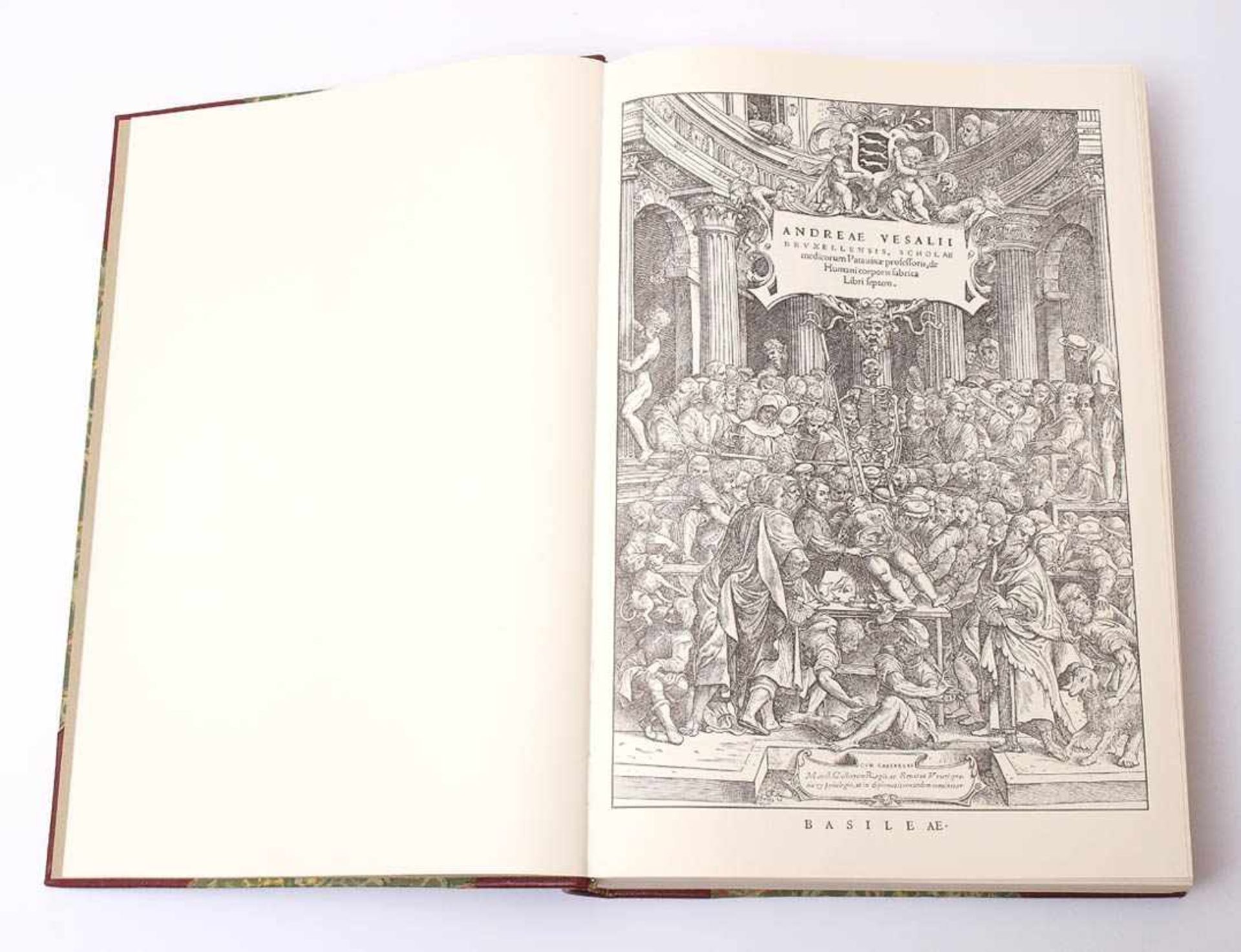 Vesalius, Andreas: De humani corporis fabrica libri septemFaksimile der Ausgabe Basel 1543 und - Bild 4 aus 11
