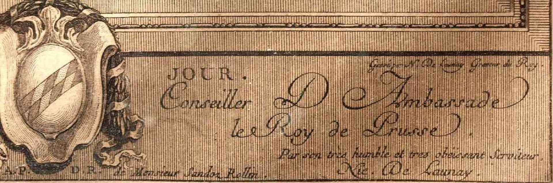 Delaunay, N.Kolorierte Radierung, bet. "Le petit jour", ger. Innenmaß des Passepartouts 39x30cm. - Bild 2 aus 2