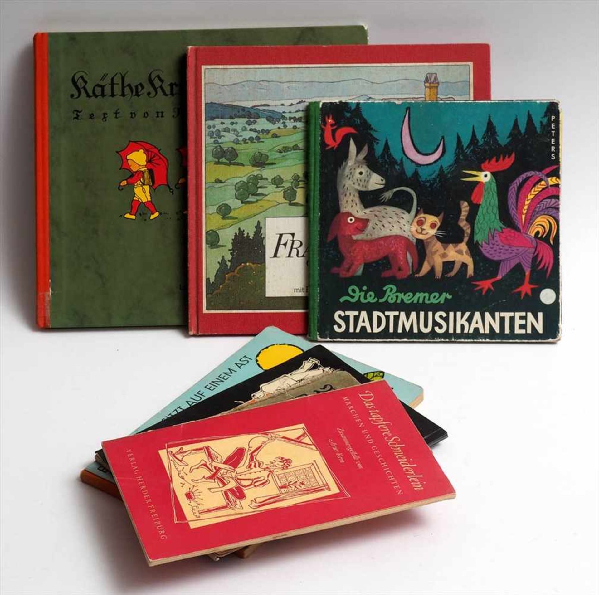 Zehn Kinderbücher, 50er bis 70er/80er JahreDazu ein Märchenbuch "Schneewittchen".