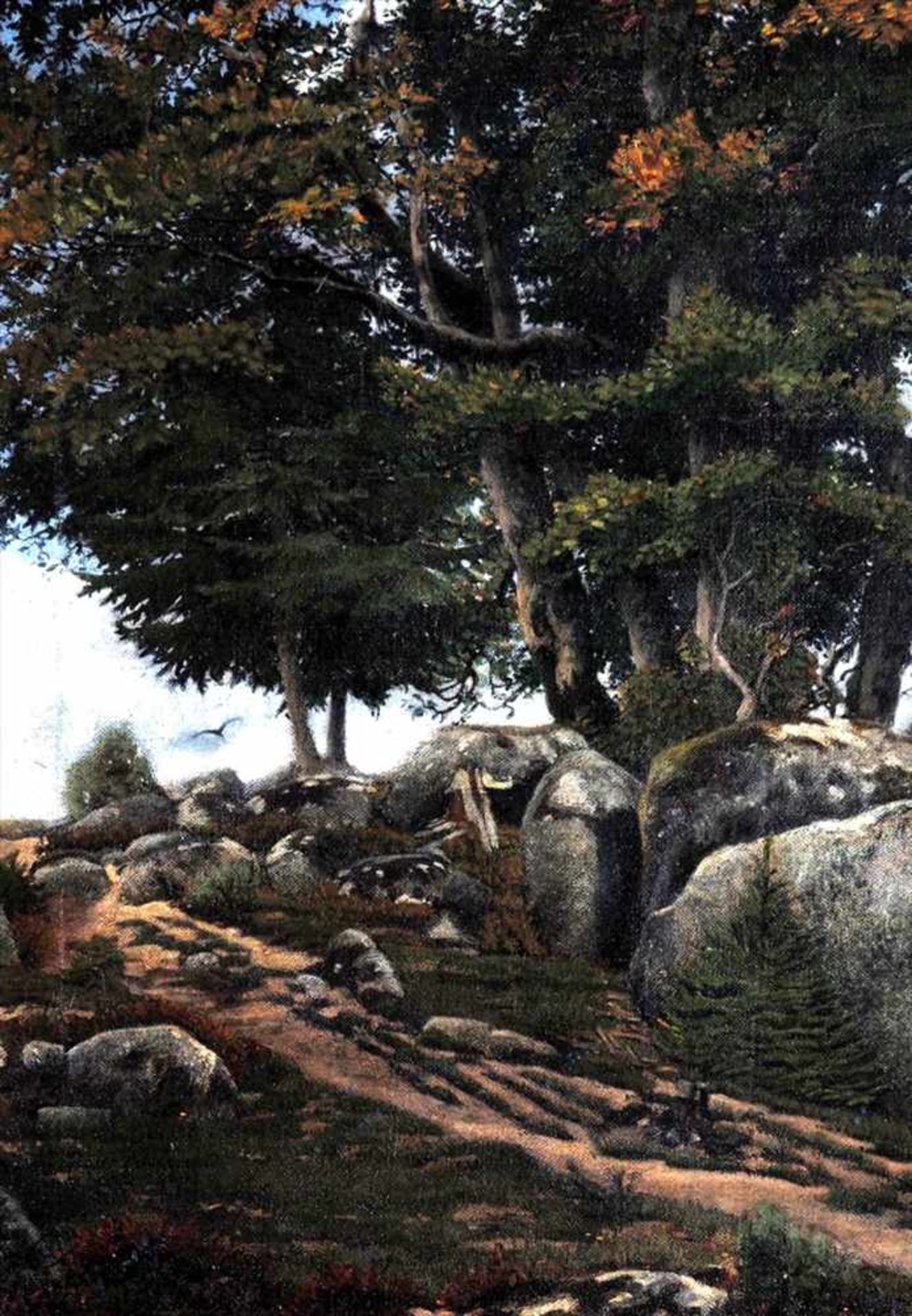 Dethleffs-Edelmann, Fridel, 1899 - 1982Mächtiger, bereits herbstlich verfärbter Baum unter - Image 4 of 7