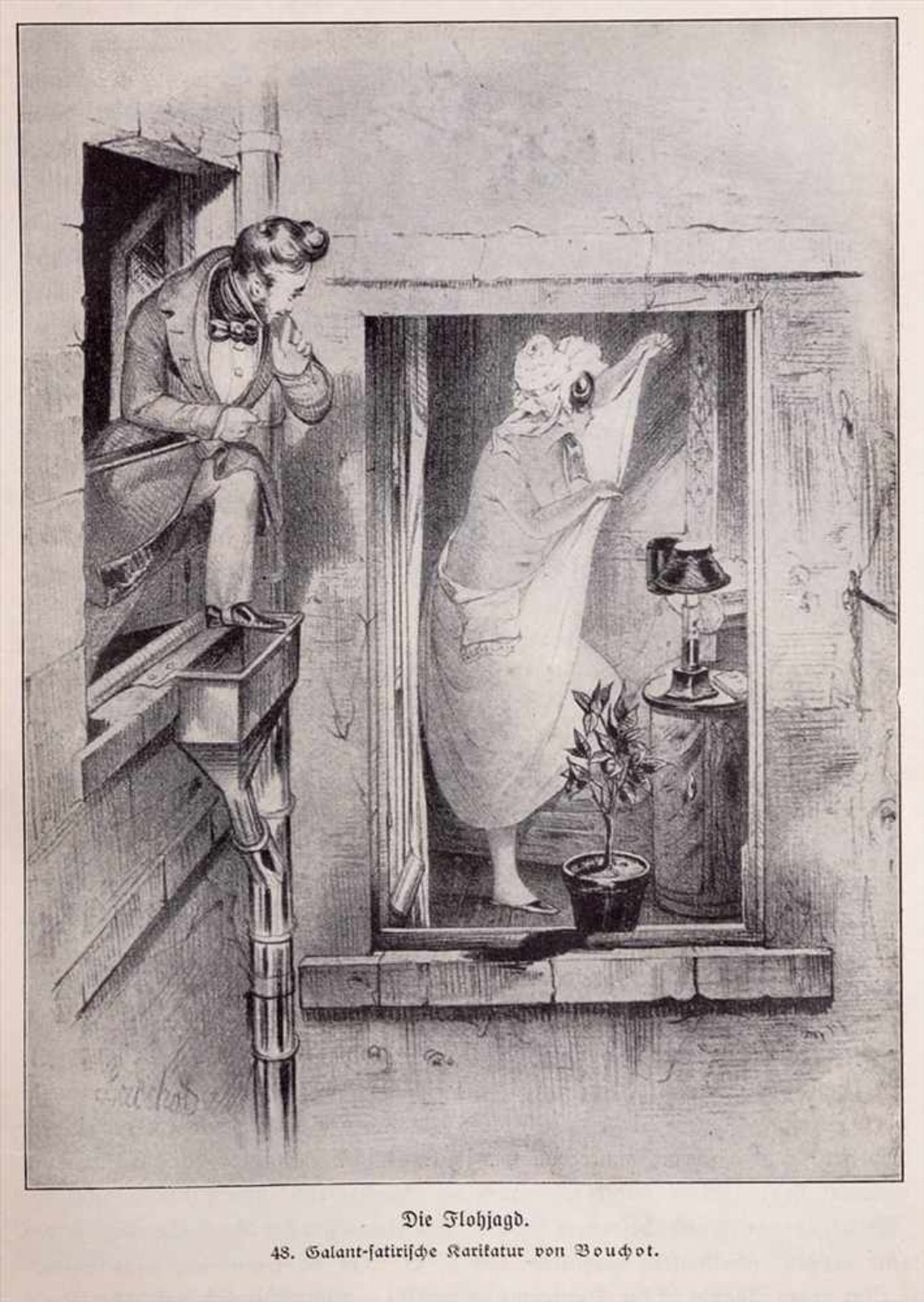Kahn, Gustave: Das Weib in der Karikatur FrankreichsHermann Schmidt Verlag, Stuttgart 1907. Farbig - Bild 3 aus 4