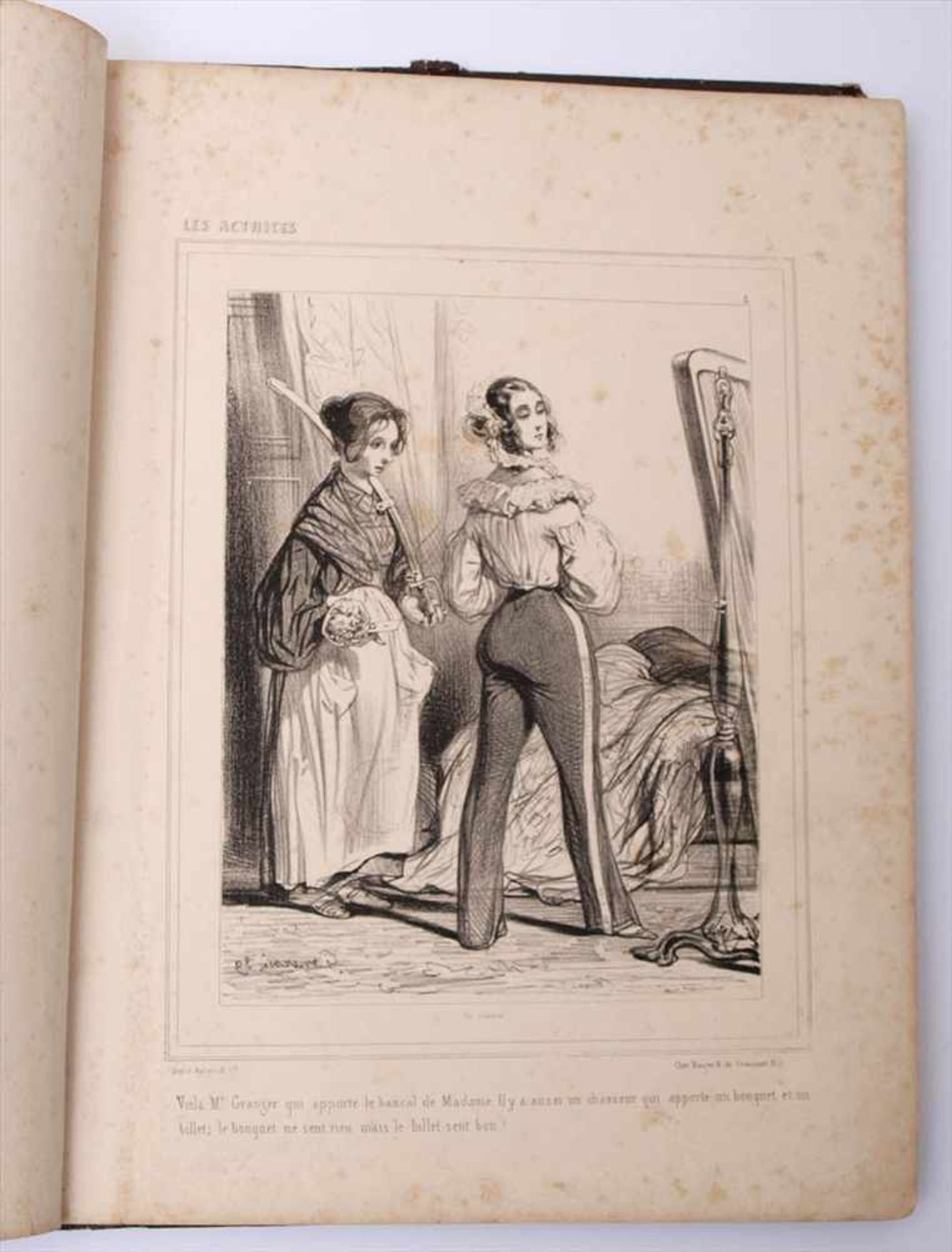 Gavarni, Paul, 1804 - 186641 Lithographien (aus sechs unterschiedlichen Serien) für "Charivari". - Bild 3 aus 3