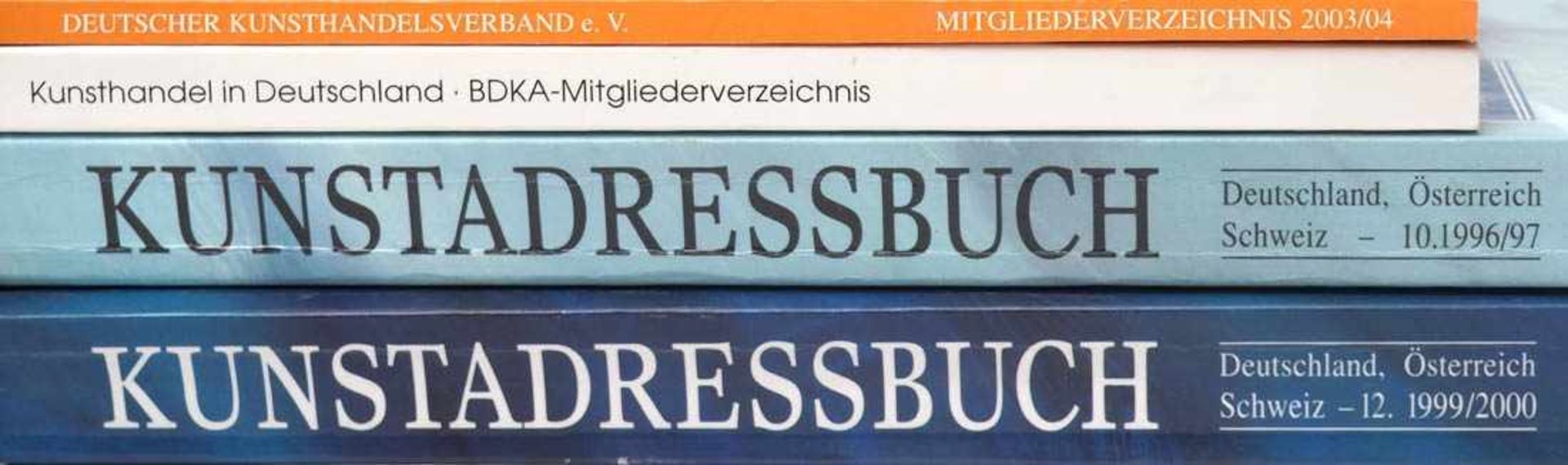 Zwölf div. Kunstadressbücher etc. - Bild 4 aus 4