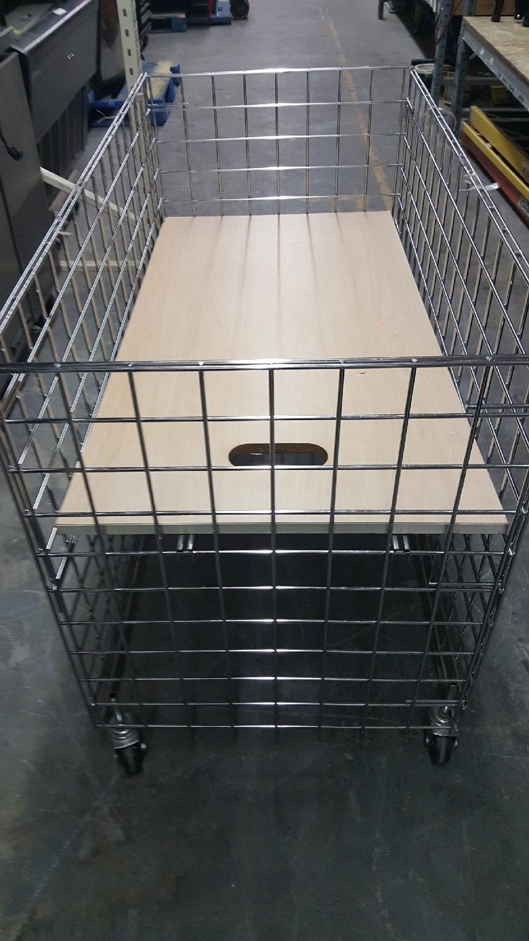 ROLLING METAL WIRE CART (QTY X YOUR BID)