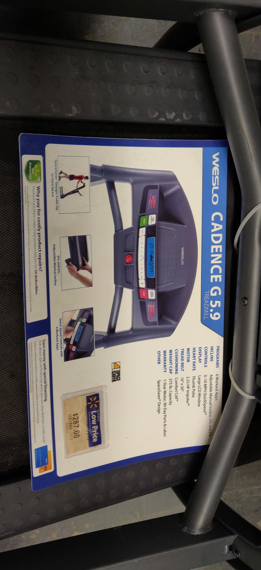 WESLO CADENCE G 5.9 TREADMILL