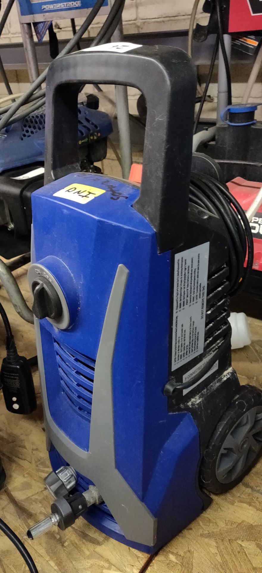 ELECTRIC PRESSURE WASHER MODEL BYO2-UBP-S - Image 2 of 3