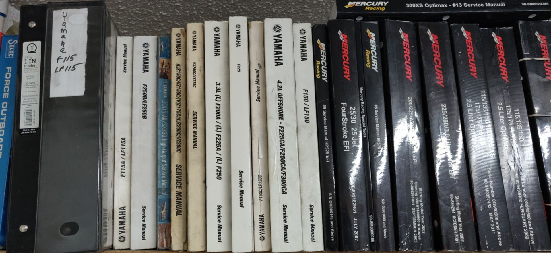 MISC OUTBOARD MOTOR MANUALS (APPROX OVER 100) - Image 6 of 8