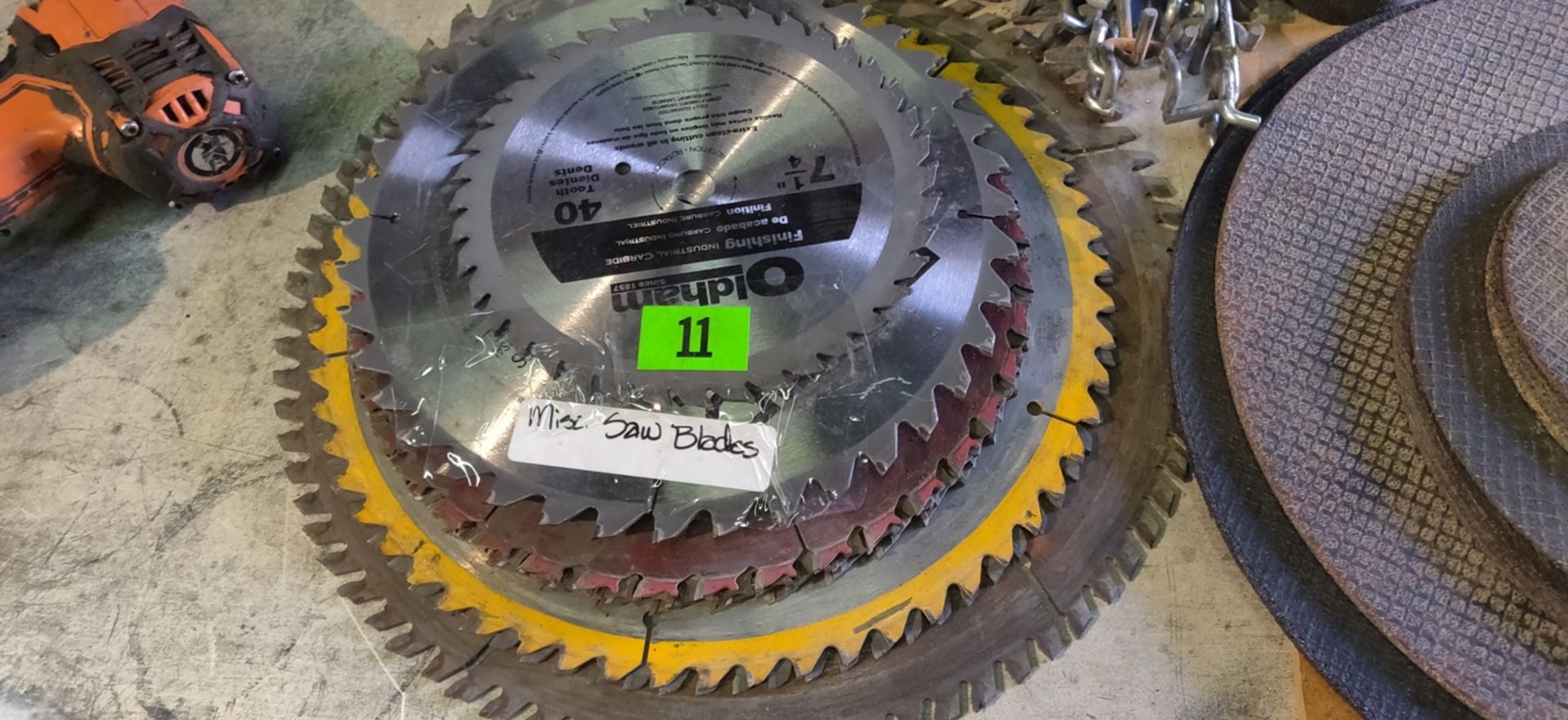 5 MISC SAW BLADES