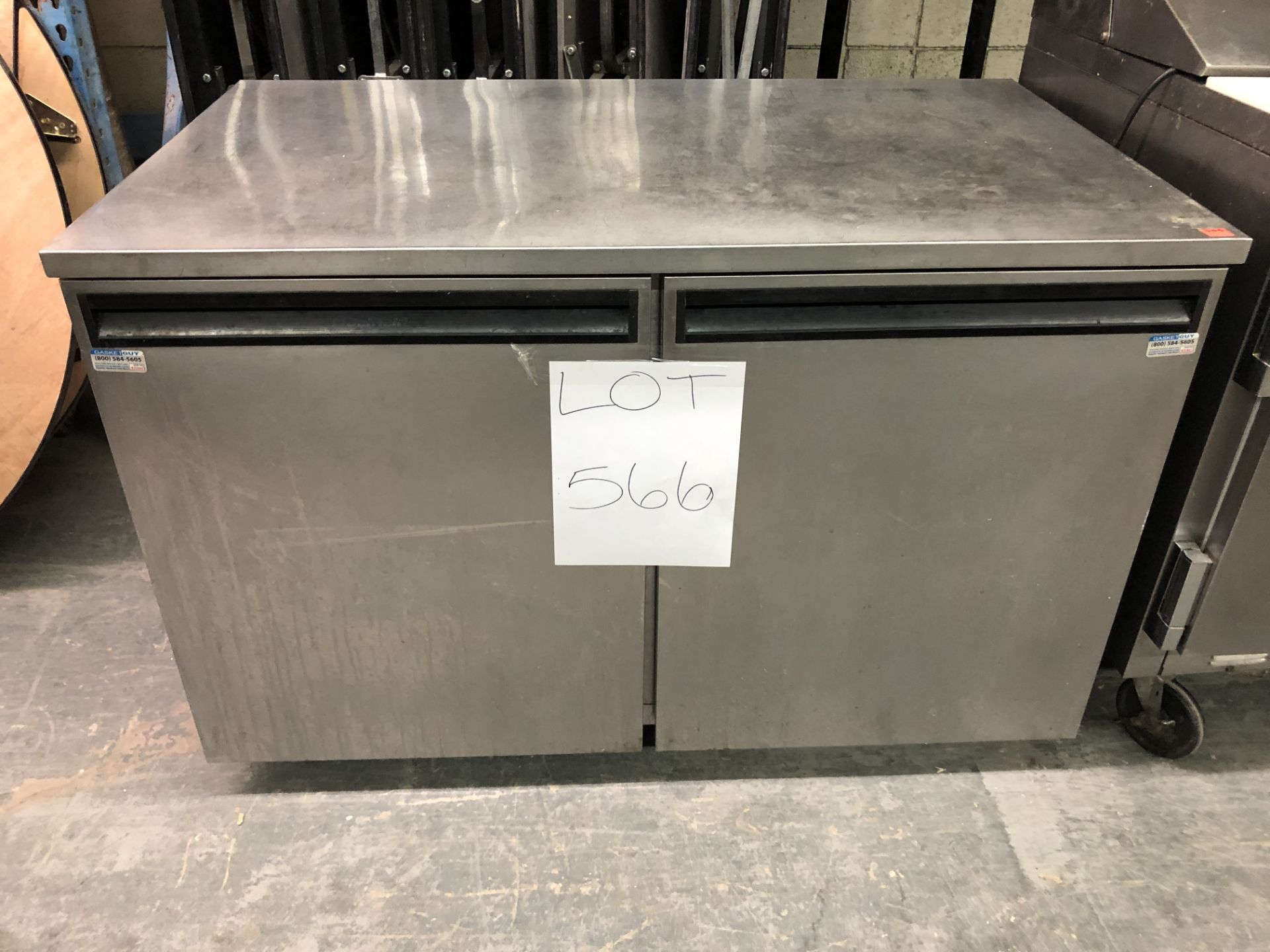 DELFIELD 2 DOOR UNDERCOUNTER FRIDGE (MODEL# UC4048)