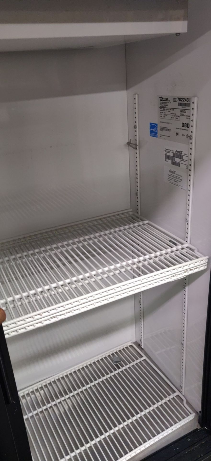 TRUE GLASS DOOR FRIDGE 59" X 48" - Image 3 of 4