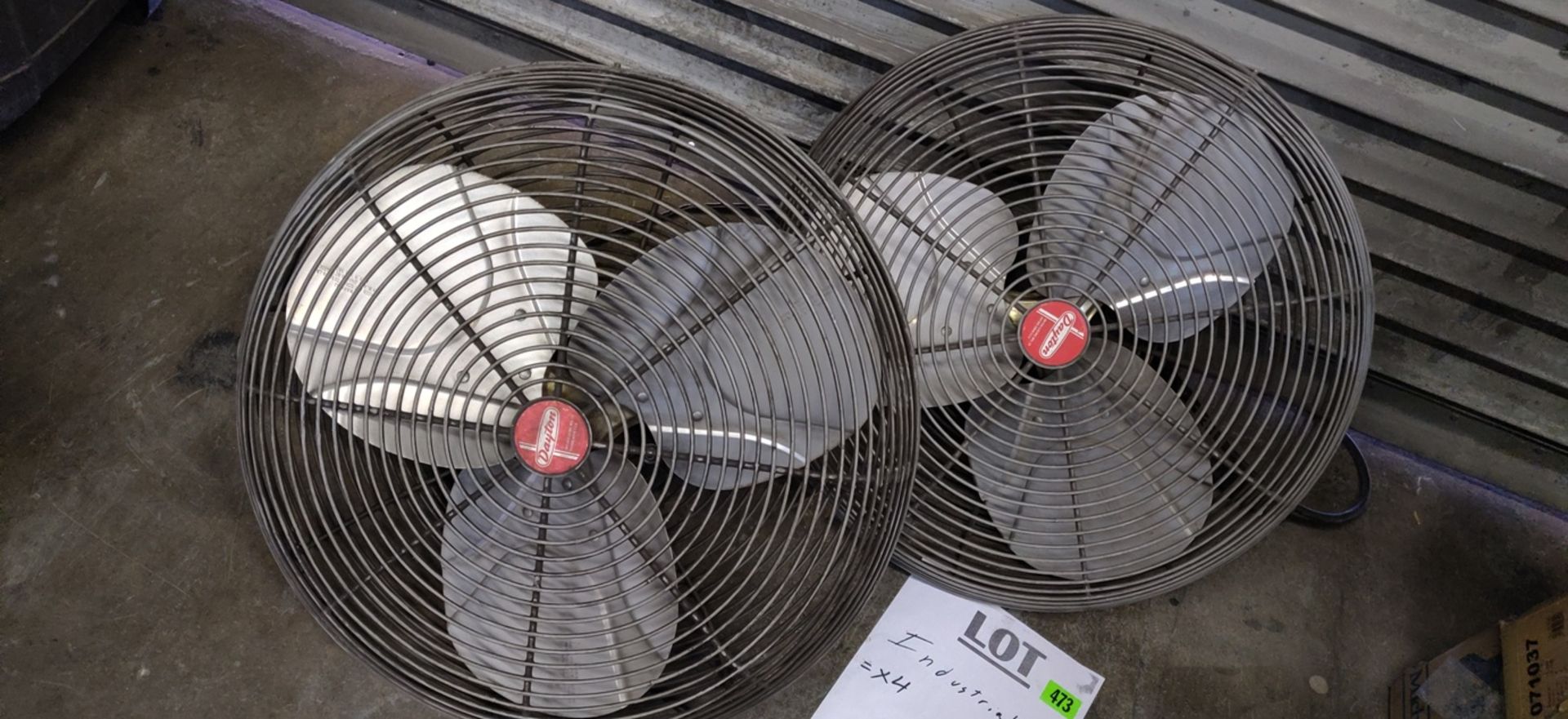 INDUSTRIAL FANS (QUANTITY X YOUR BID)