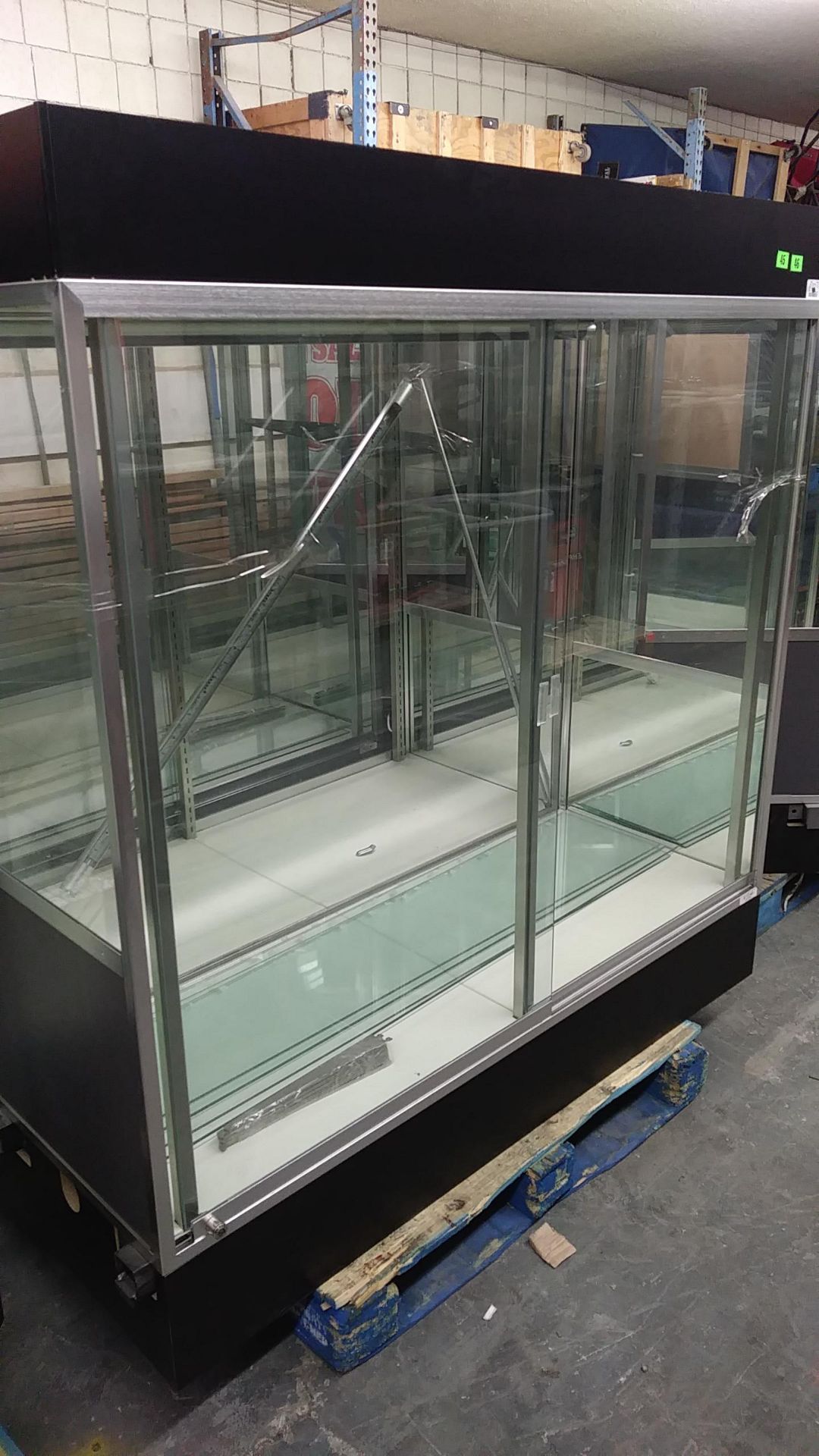 GLASS DISPLAY CASES (APPROX 66" W x 62" H x 22" D) - Image 2 of 4
