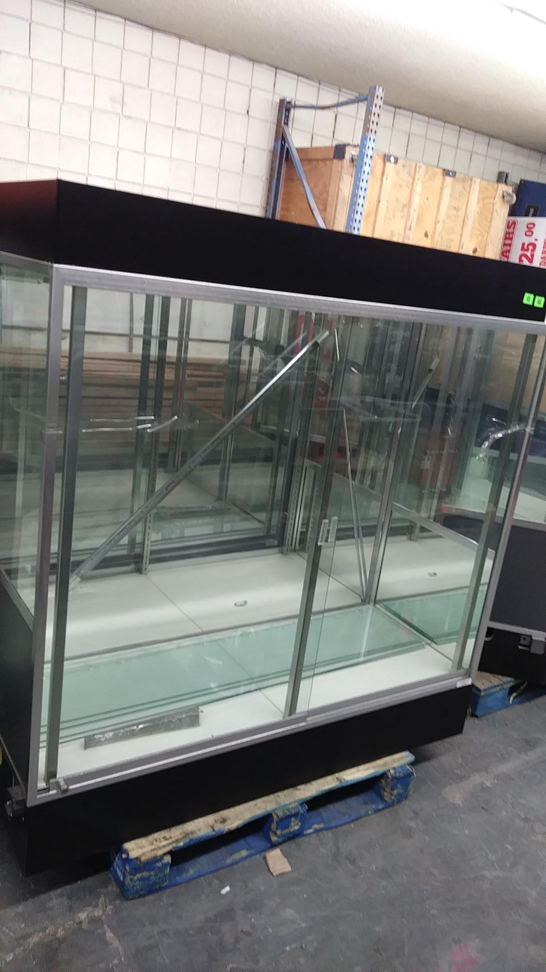 GLASS DISPLAY CASES (APPROX 66" W x 62" H x 22" D) - Image 3 of 4