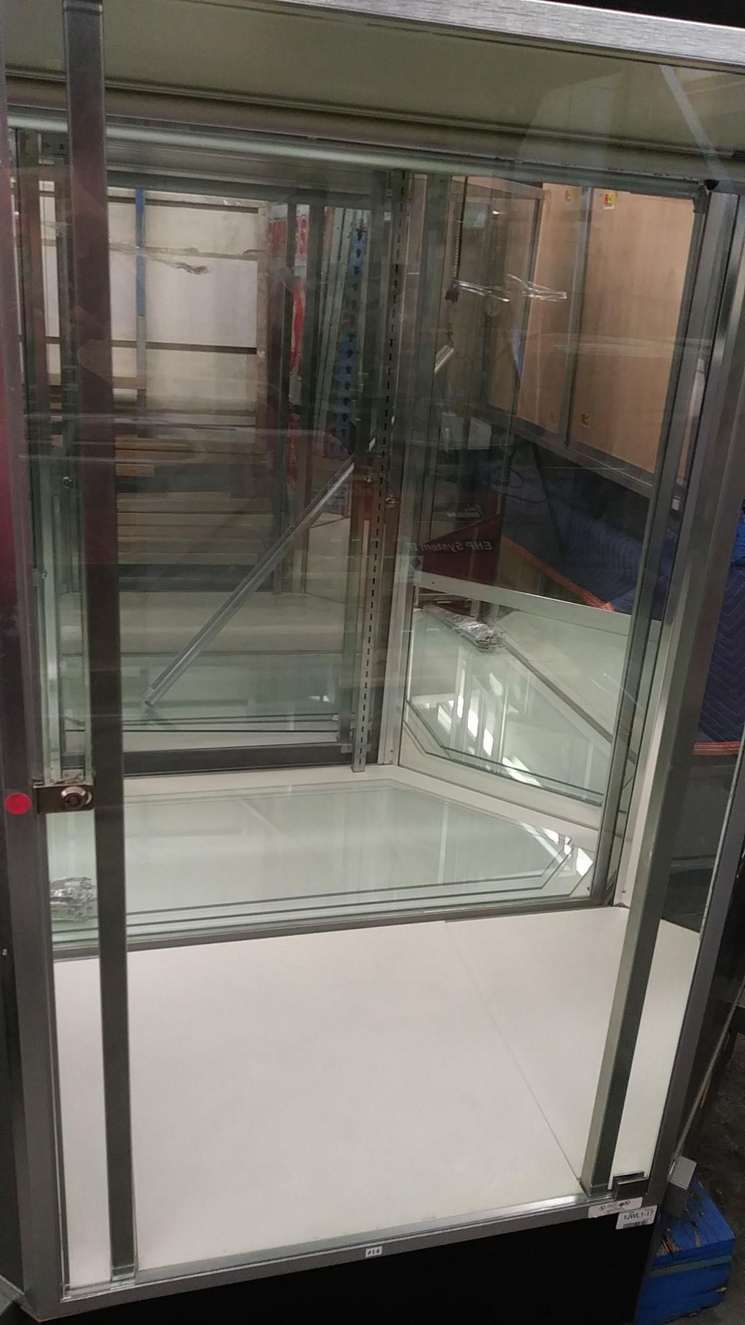 GLASS DISPLAY CASES (APPROX 66" W x 62" H x 22" D) - Image 4 of 4