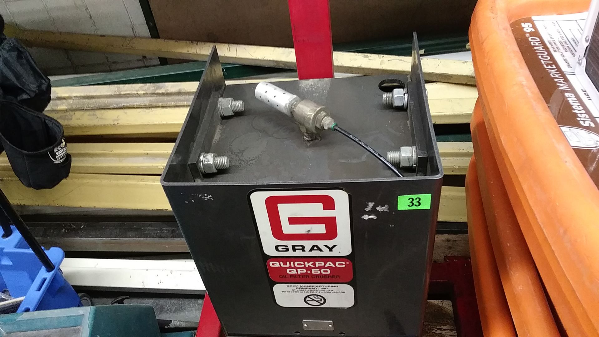 GRAY QUICKPAC QP 50 OIL FILTER CRUSHER - Image 3 of 4