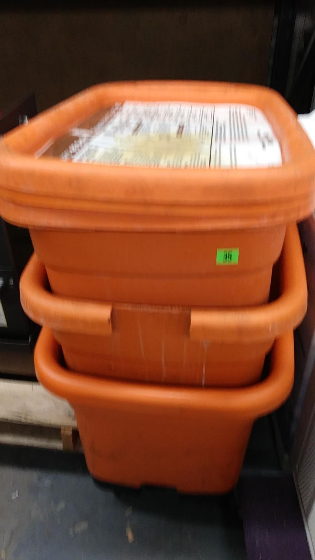 MARKET GUARD WASHING BINS (QTY X YOUR BID)