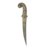 A gold koftgari steel dagger (khanjar) India, 19th Century