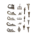 A collection of steel flint-strikers and belt hooks Persia, 15th-19th Century(17)