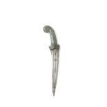 A Mughal jade-hilted dagger (khanjar) North India, 17th/ 18th Century