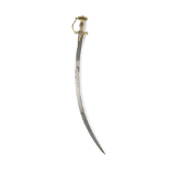 A gold koftgari steel sword (tulwar) North India, 18th Century