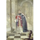 Sir Gerald Festus Kelly RA, KCVO, PRA (British, 1879-1972) King George VI, full length portrait s...