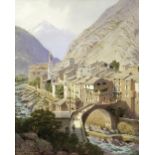 John Mulcaster Carrick (British, 1833-1896) Breil-sur-Roya in the Alps