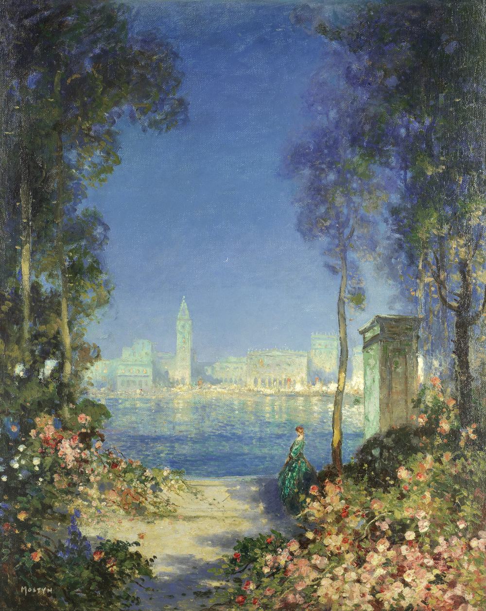 Thomas Edwin Mostyn, ROI, RWA, RCA (British, 1864-1930) Venice at twilight