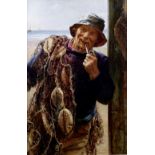 Frederick Morgan, ROI (British, 1847-1927) The fisherman