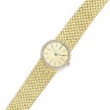 A Diamond and 18k Gold Bracelet Watch, Piaget