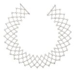 A diamond collar necklace, Lugano