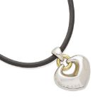 A two-tone heart pendant, Bulgari