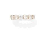 A diamond eternity band